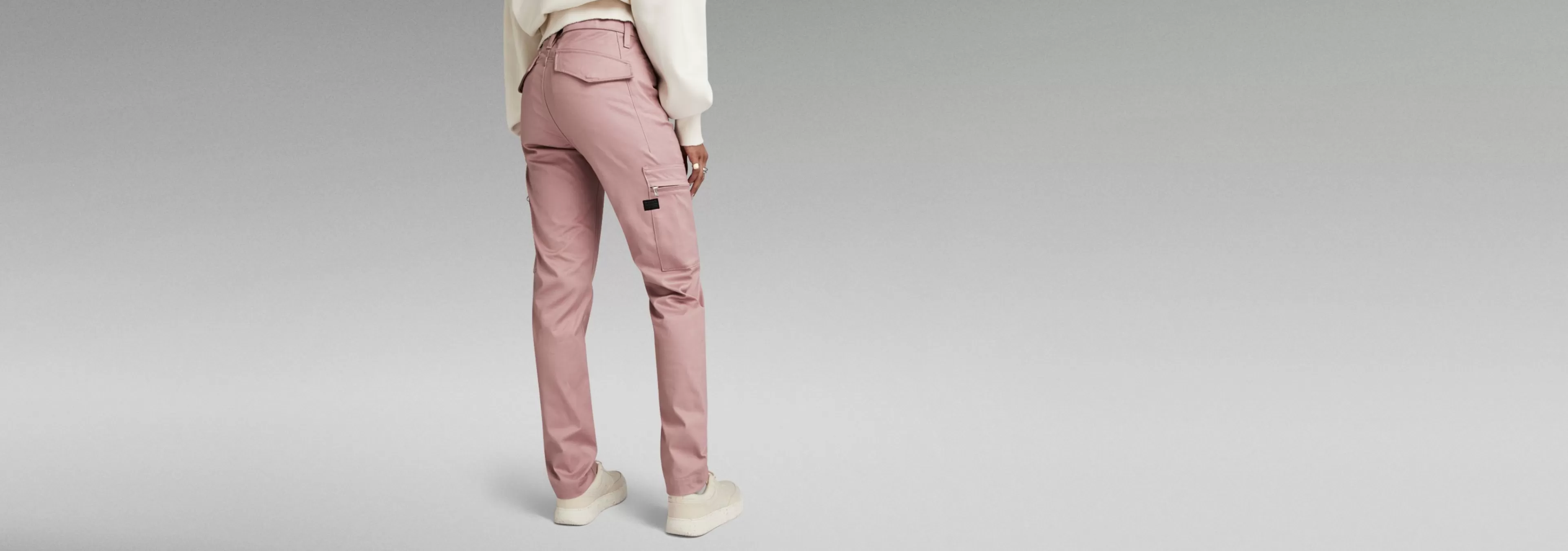 Shop G-Star Slim Cargo Broek Light Berry Mist