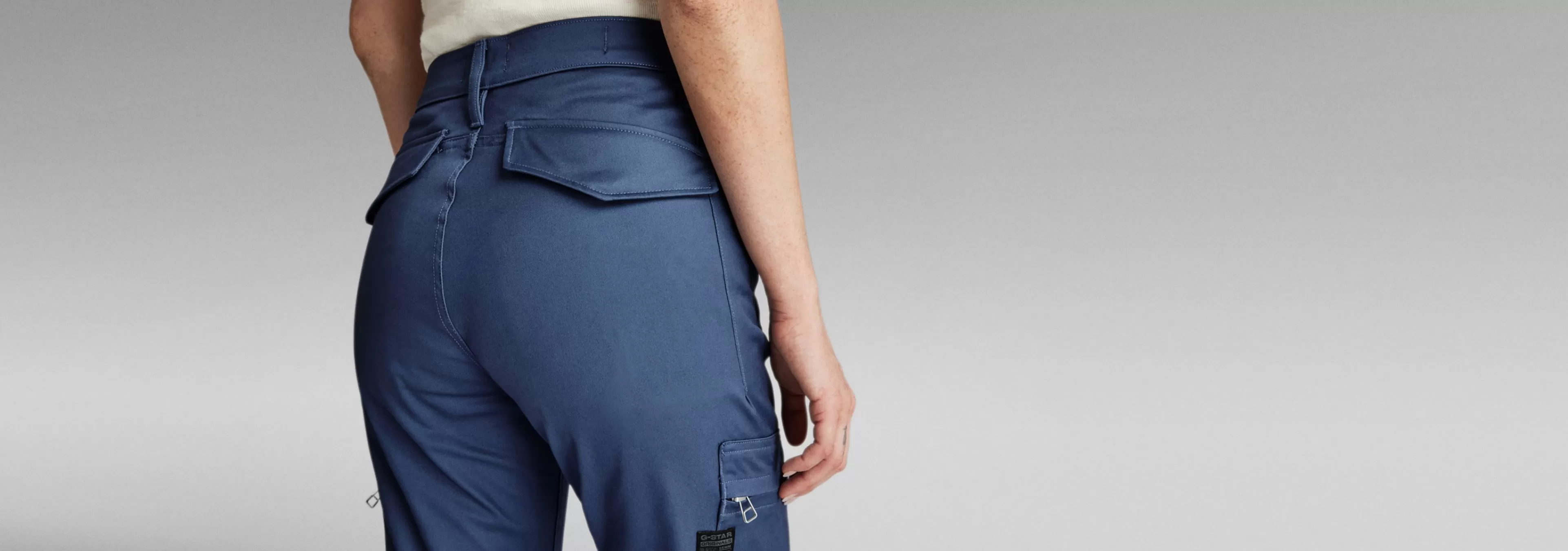 Shop G-Star Slim Cargo Broek rank blue