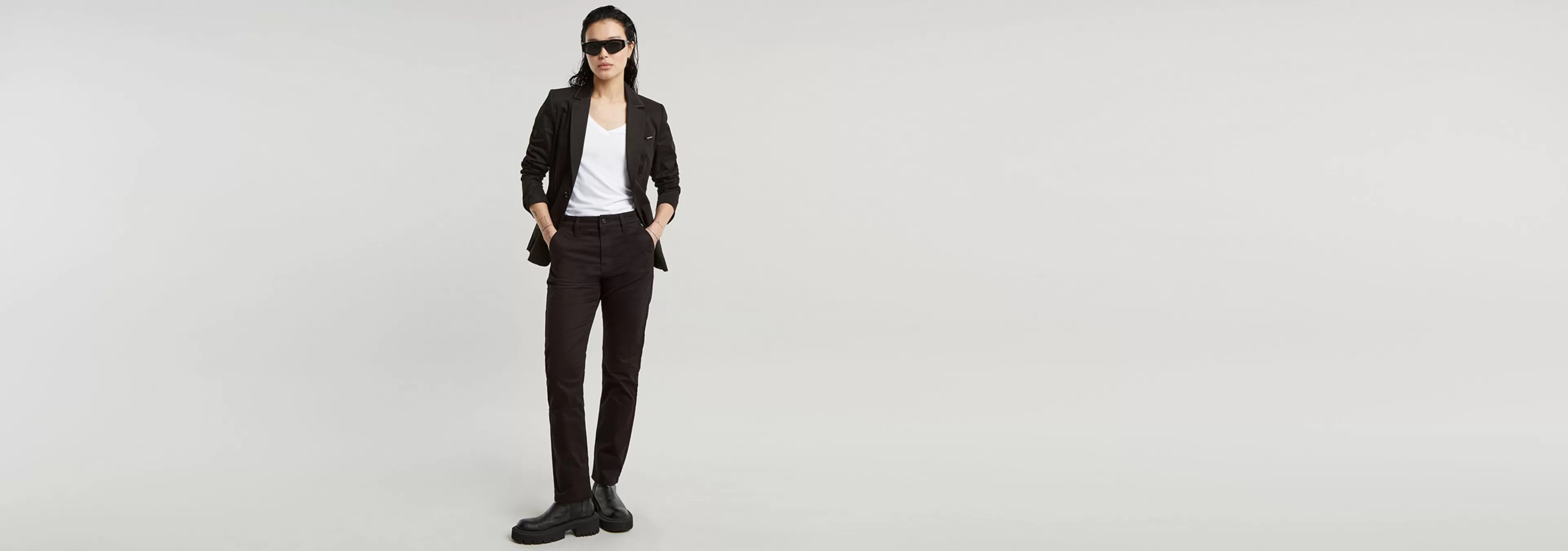 New G-Star Slim Chino dark black