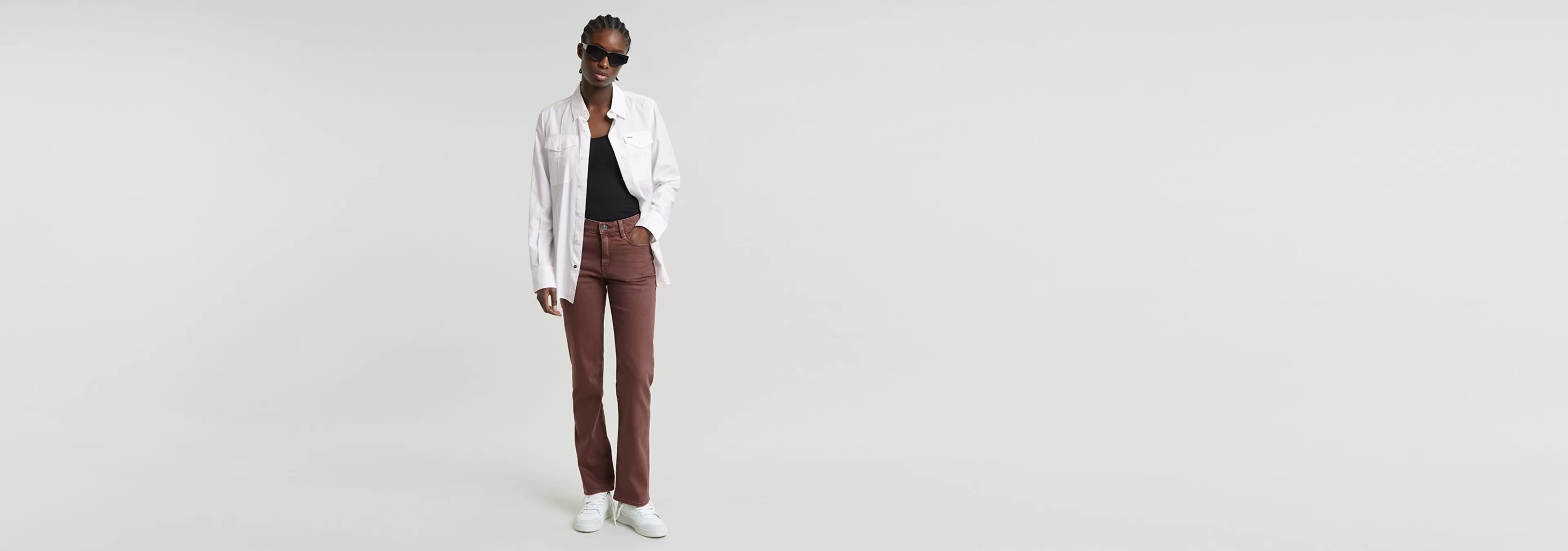 Cheap G-Star Slim Pocket Blouse brilliant white