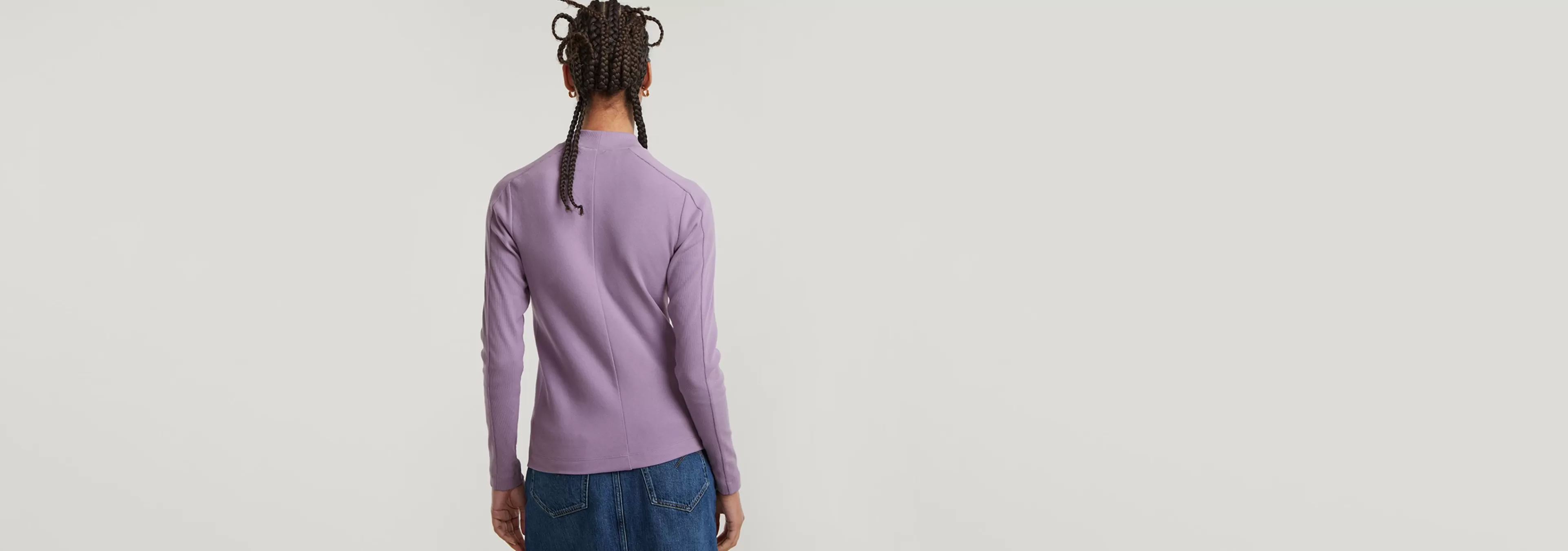 Online G-Star Slim Rib Mock Top rhapsody