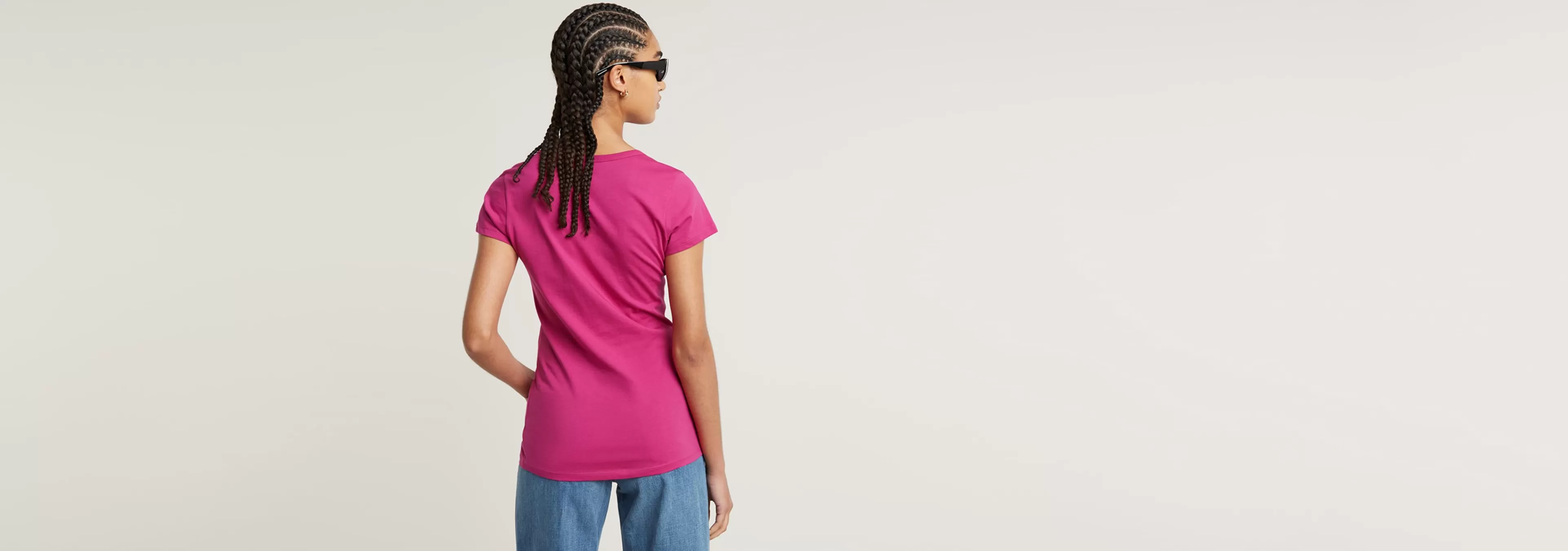 Best G-Star Slim Top fuchsia red