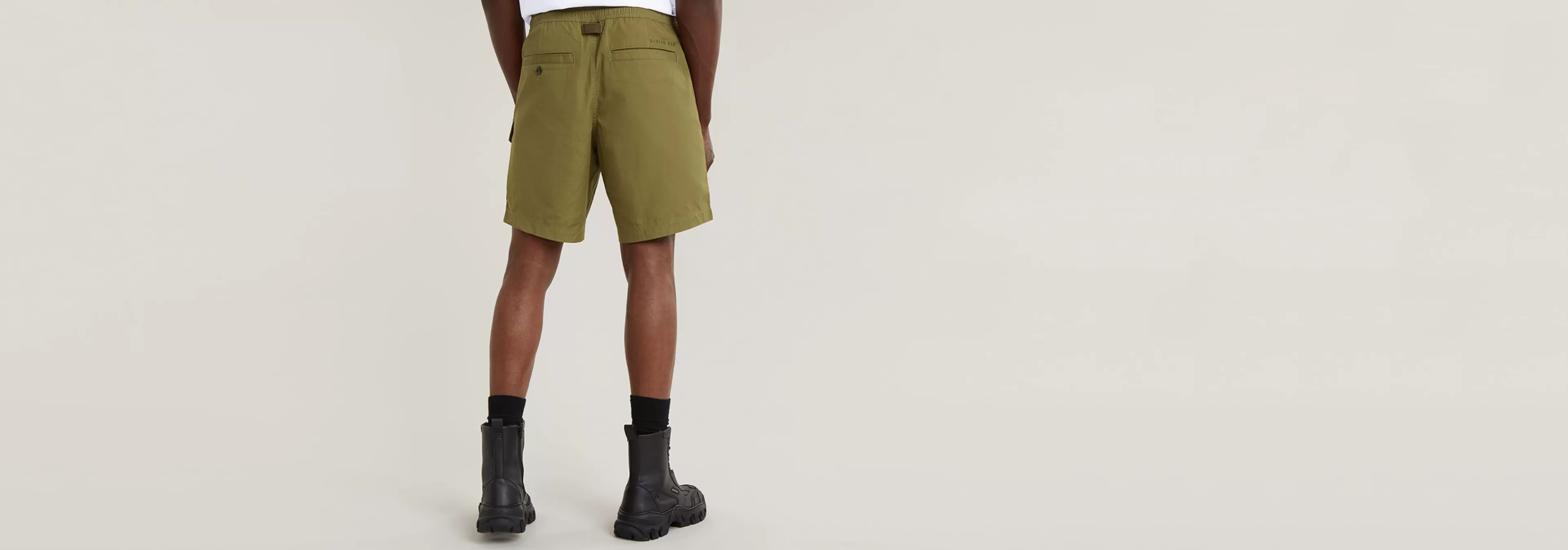 Discount G-Star Sport Trainer Short Smoke Olive