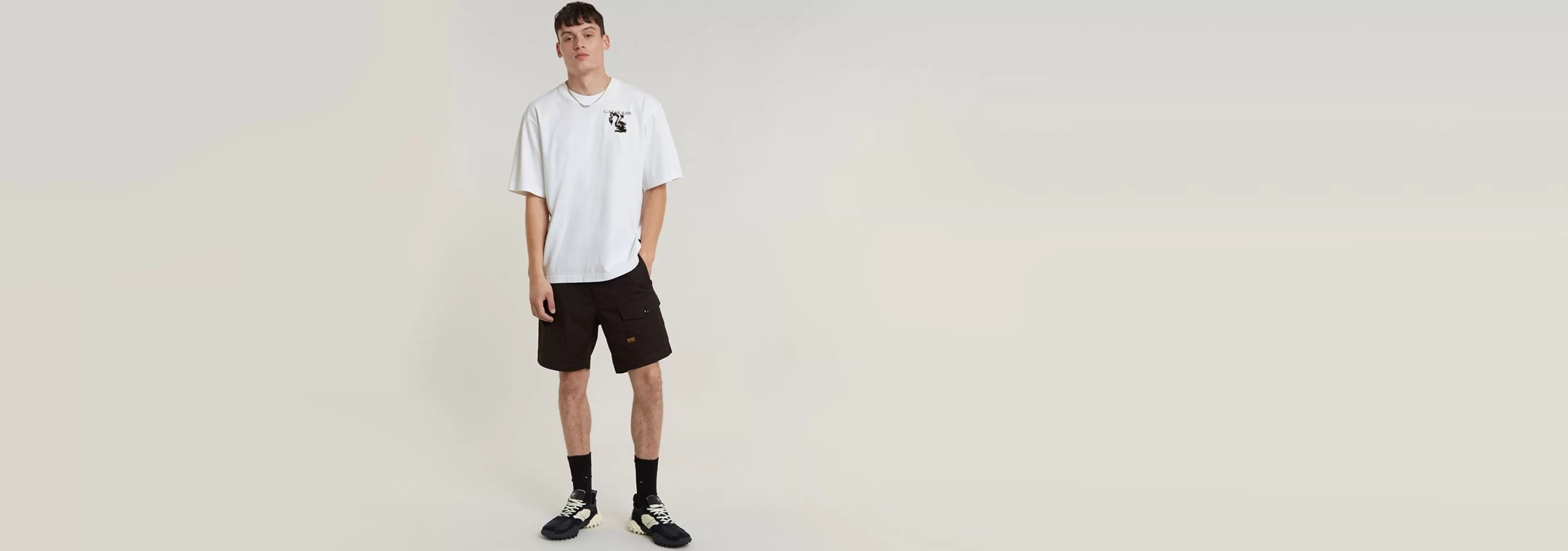 Sale G-Star Sport Trainer Short dark black
