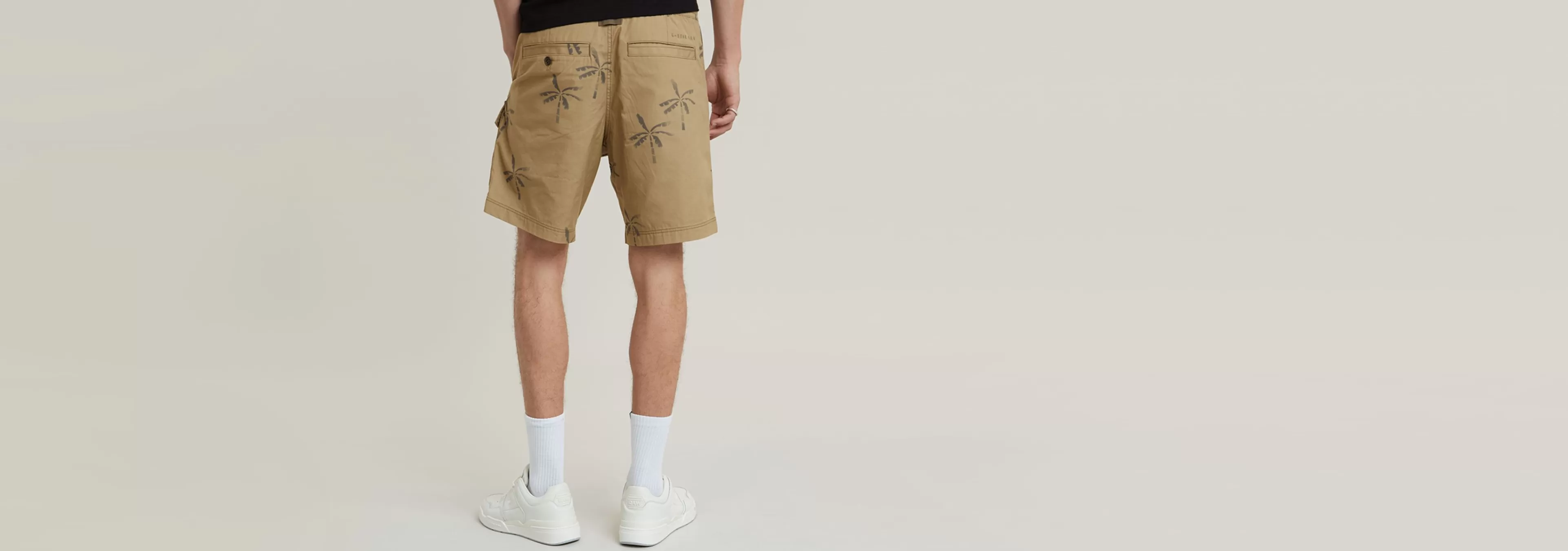 Hot G-Star Sport Trainer Short Allover safari banana tree
