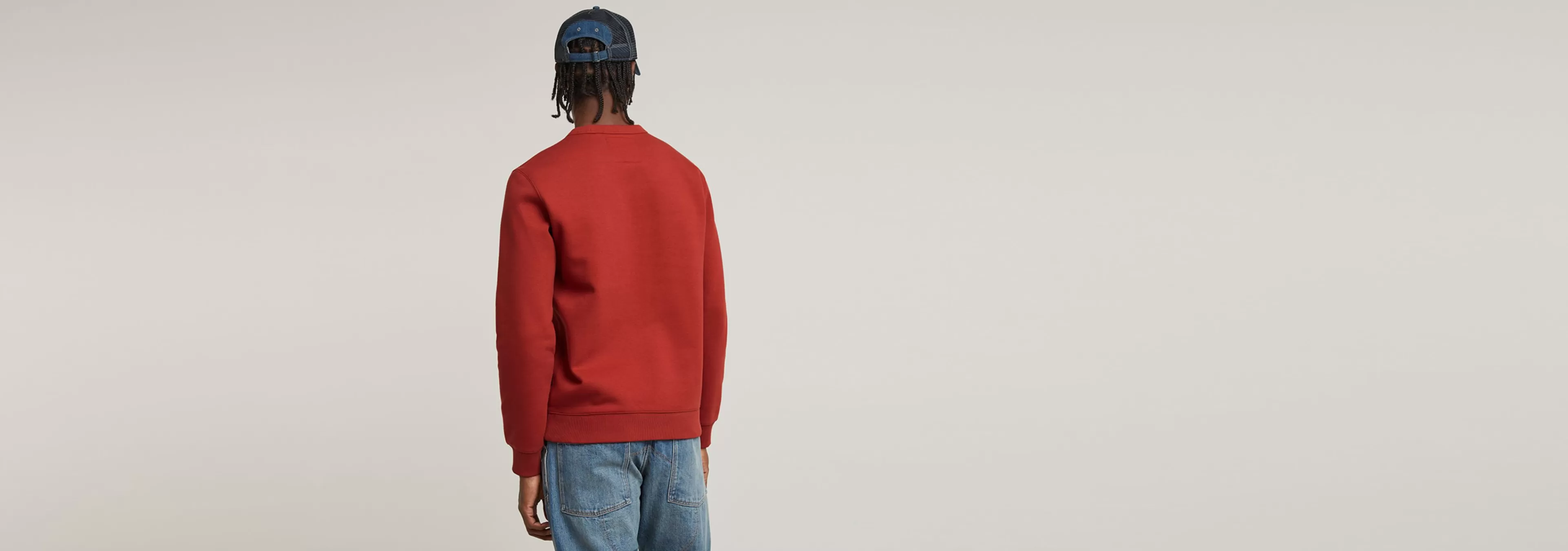 Flash Sale G-Star Stacked Old Skool Logo Sweater rusty red