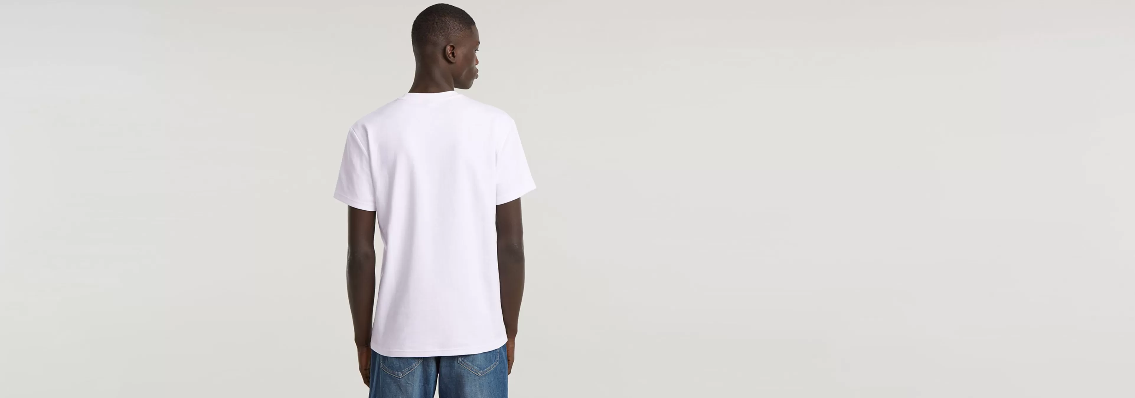 Flash Sale G-Star Stacked Old Skool Logo T-Shirt white