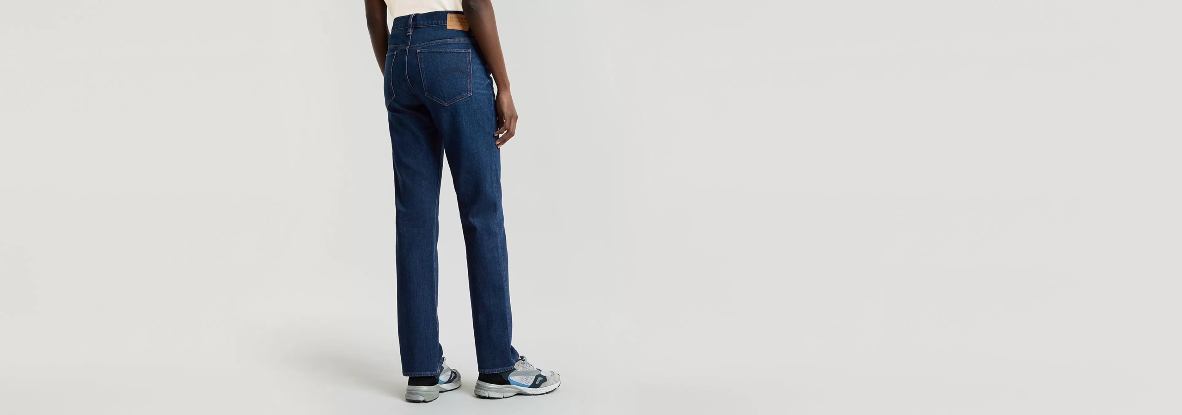 Sale G-Star Strace Straight Jeans worn in aster blue