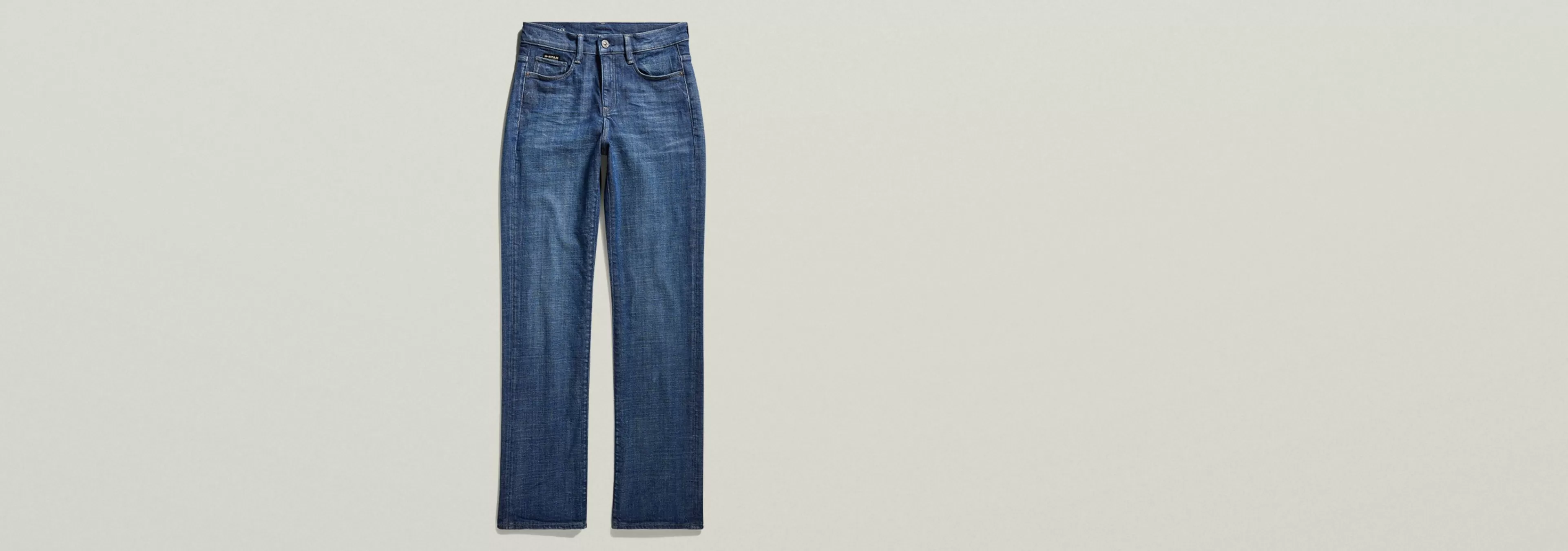 Discount G-Star Strace Straight Jeans faded blue copen