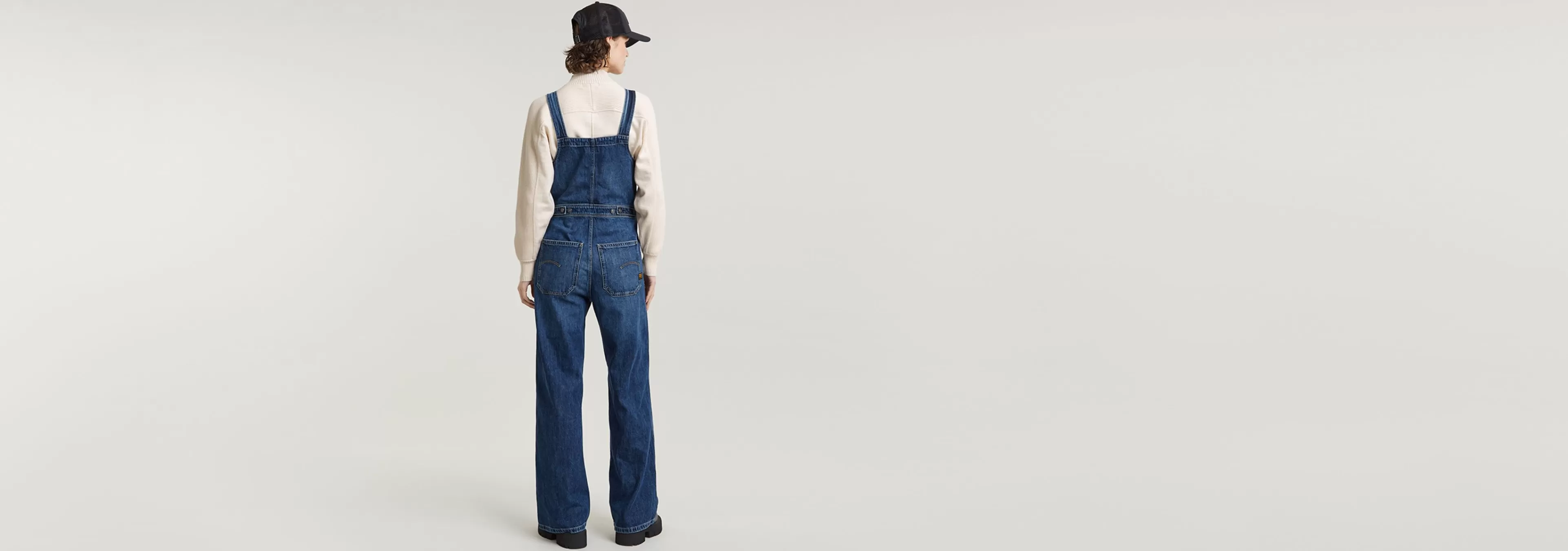 Store G-Star Straight Leg Zip Tuinbroek worn in waterspouts