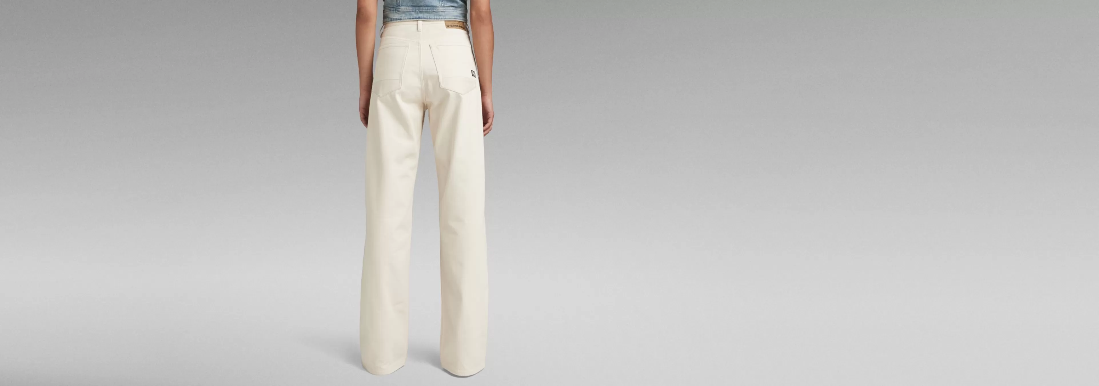 Best Sale G-Star Stray Ultra High Loose Contrast Jeans ecru
