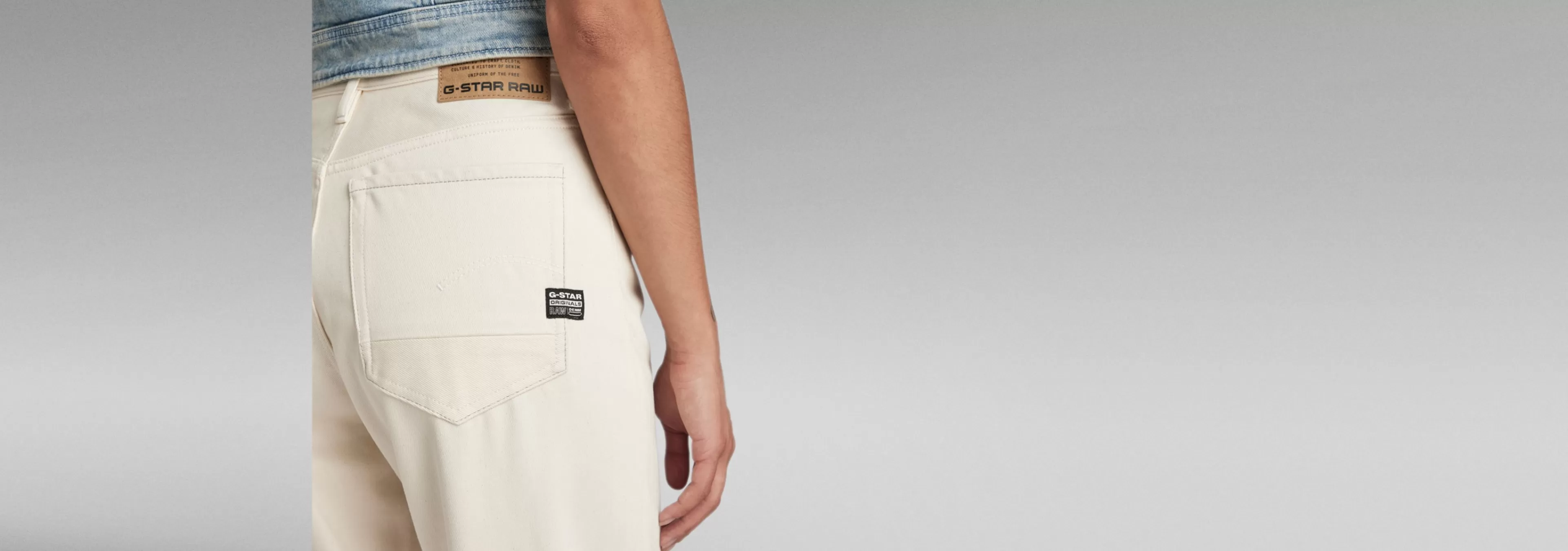 Best Sale G-Star Stray Ultra High Loose Contrast Jeans ecru