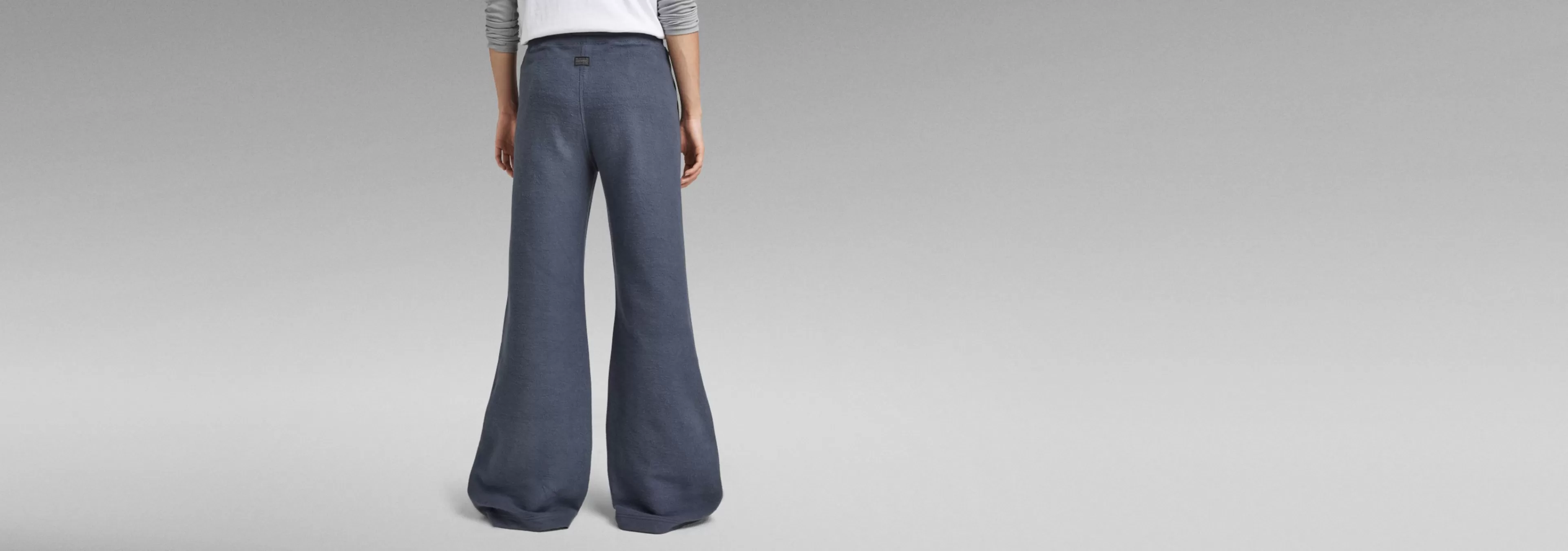Outlet G-Star Sweat Pant Shearling Wide Leg fantem blue