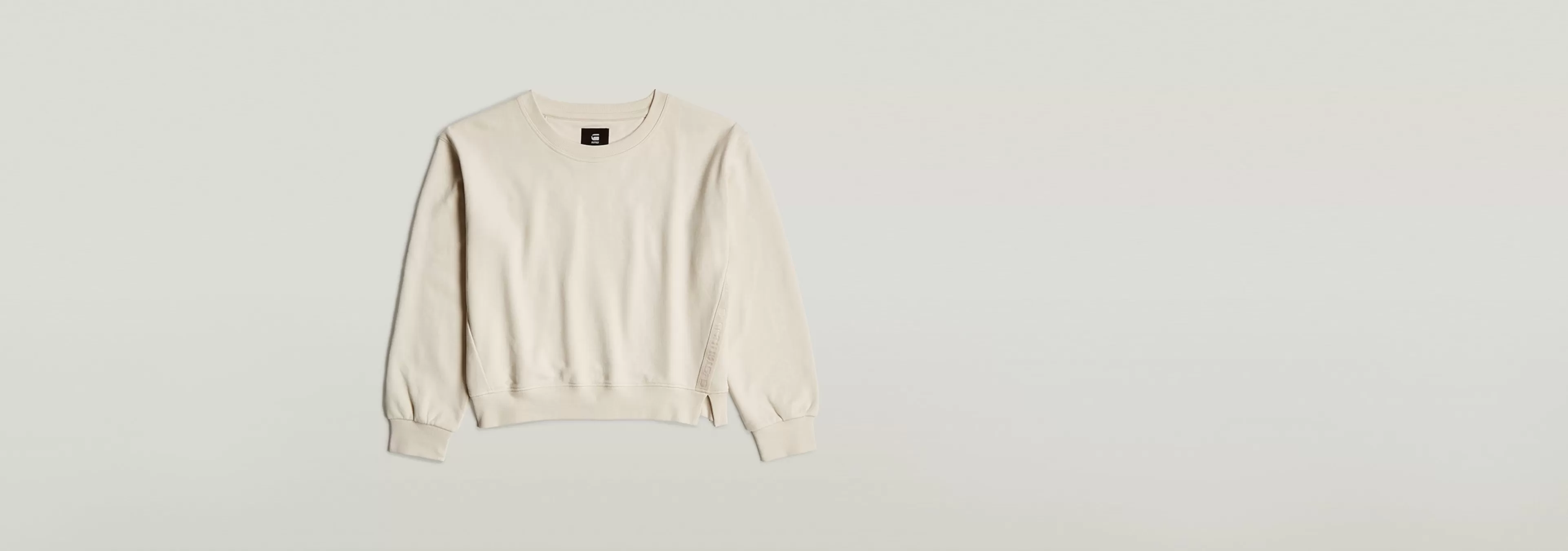 New G-Star Tape Loose Sweater Chalk