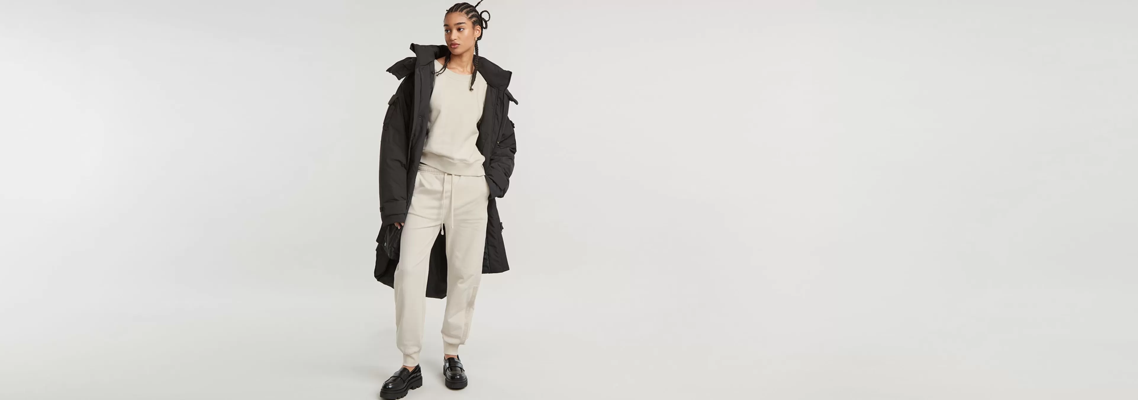 Fashion G-Star Tape Sweatpant Chalk