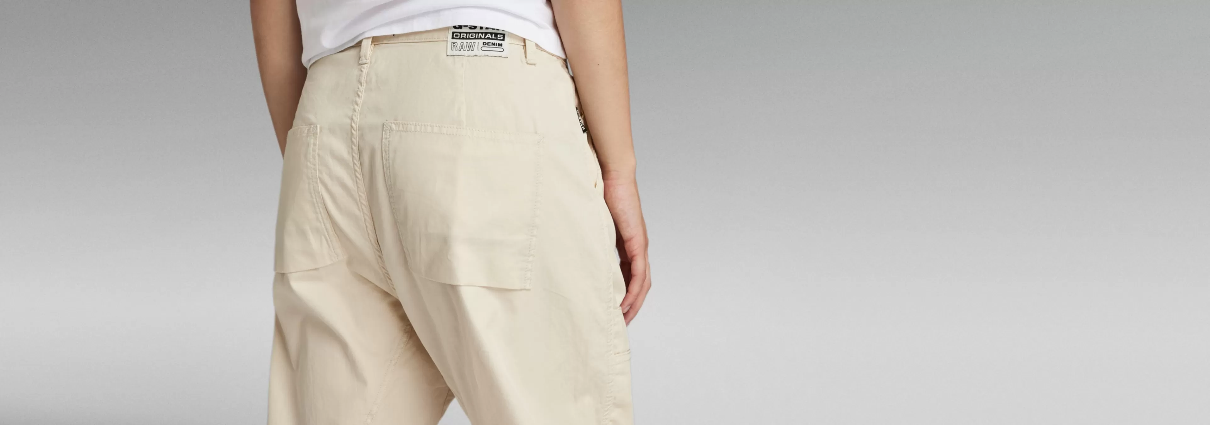 Shop G-Star Tapered Cargobroek ecru