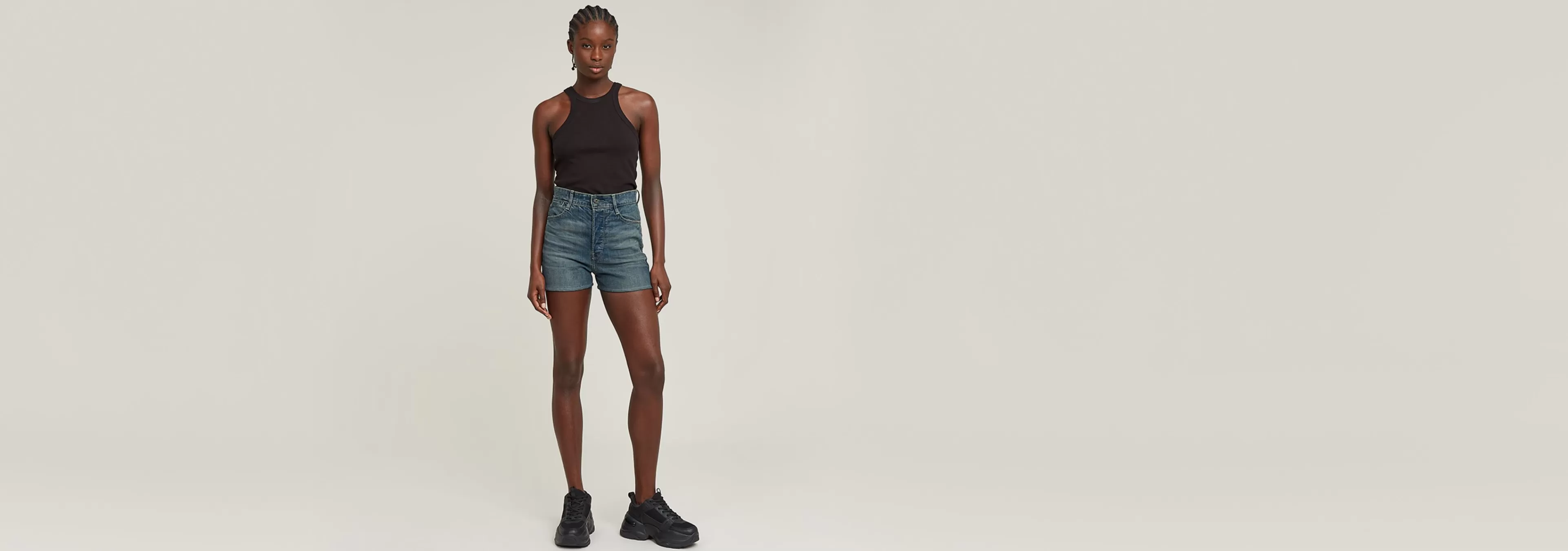 Outlet G-Star Tedie Ultra High Short faded atlas
