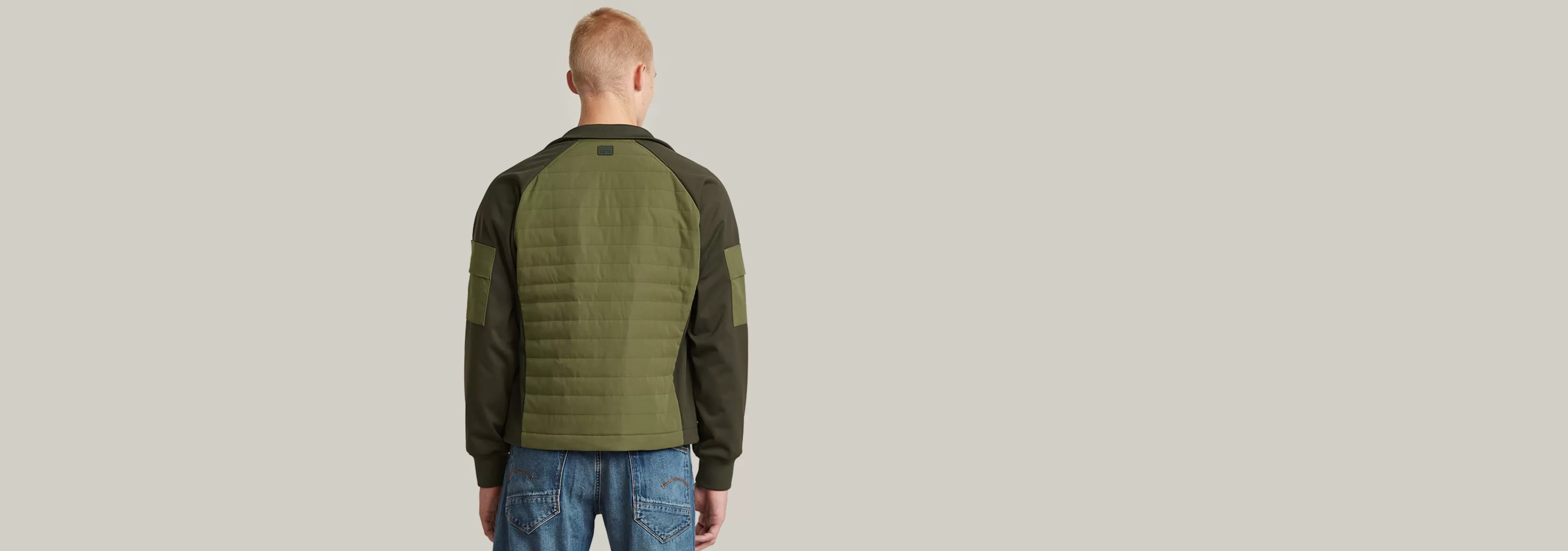Clearance G-Star Track Cargo Softshell Jack shadow olive
