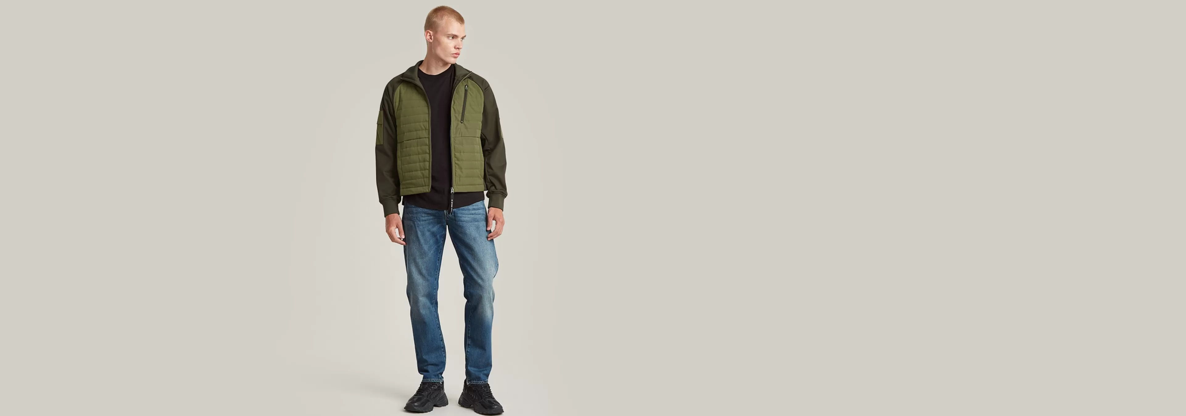 Clearance G-Star Track Cargo Softshell Jack shadow olive