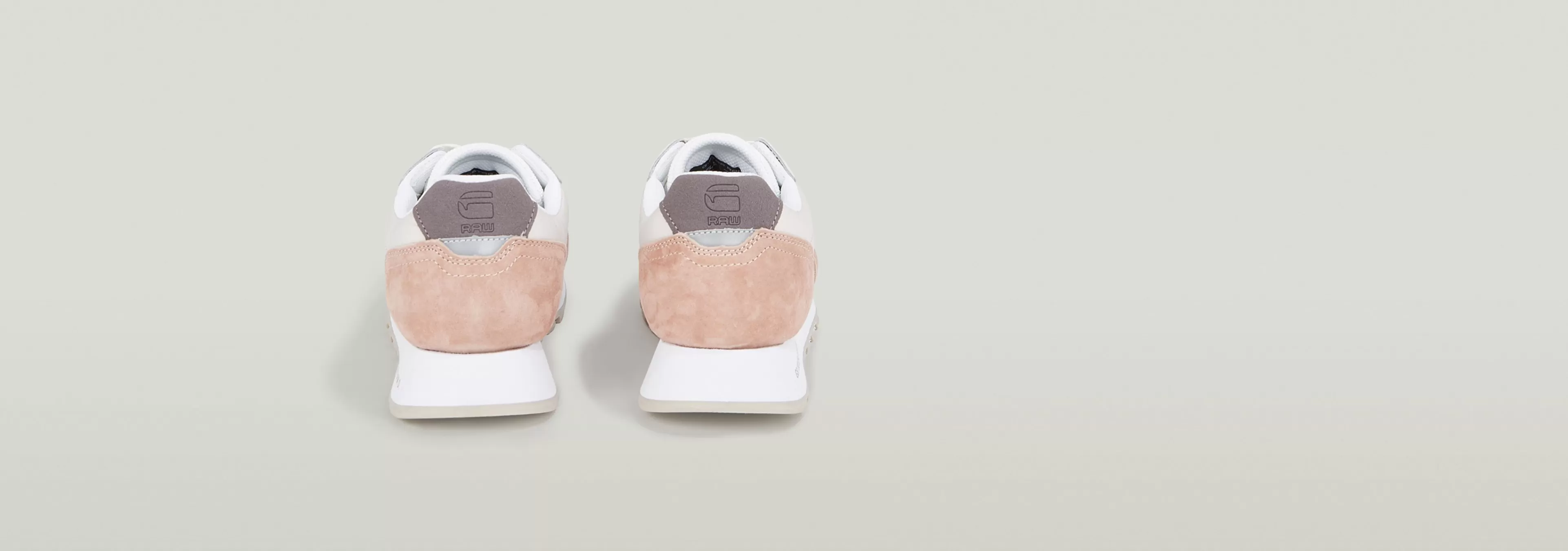 Store G-Star Track II Blocked Suède Sneakers sand/old pink