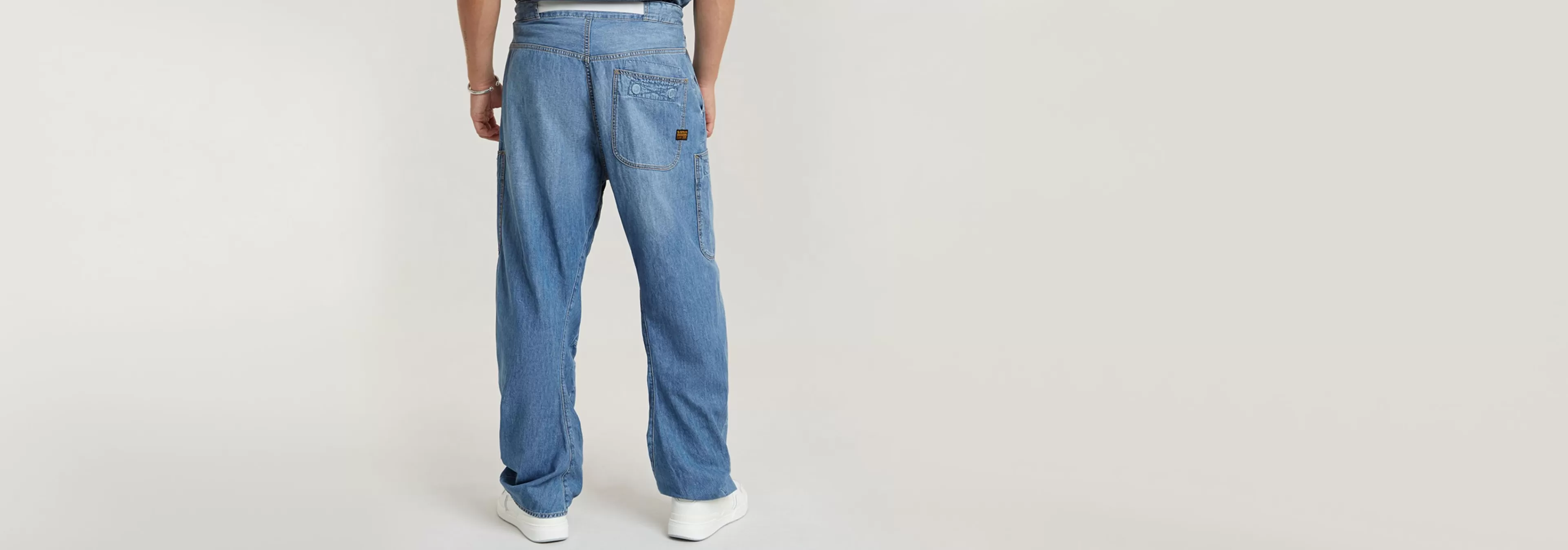 Store G-Star Travail 3D Relaxed Jeans faded thames