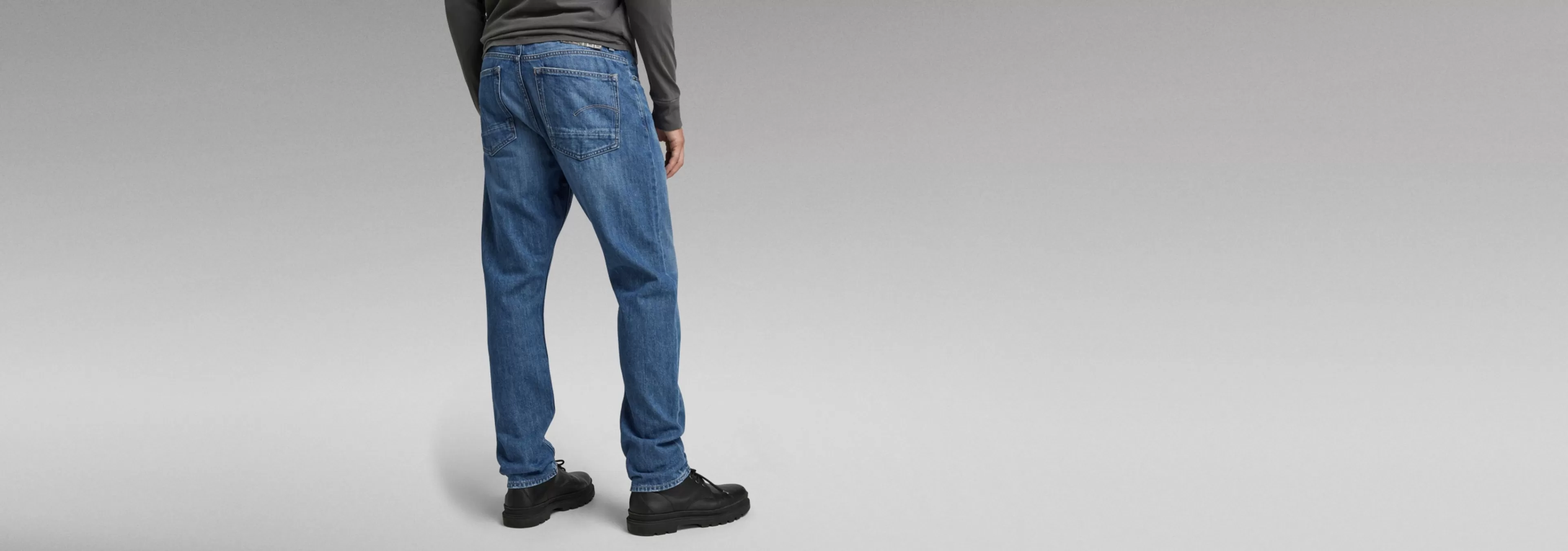 New G-Star Triple A Regular Straight Jeans faded capri