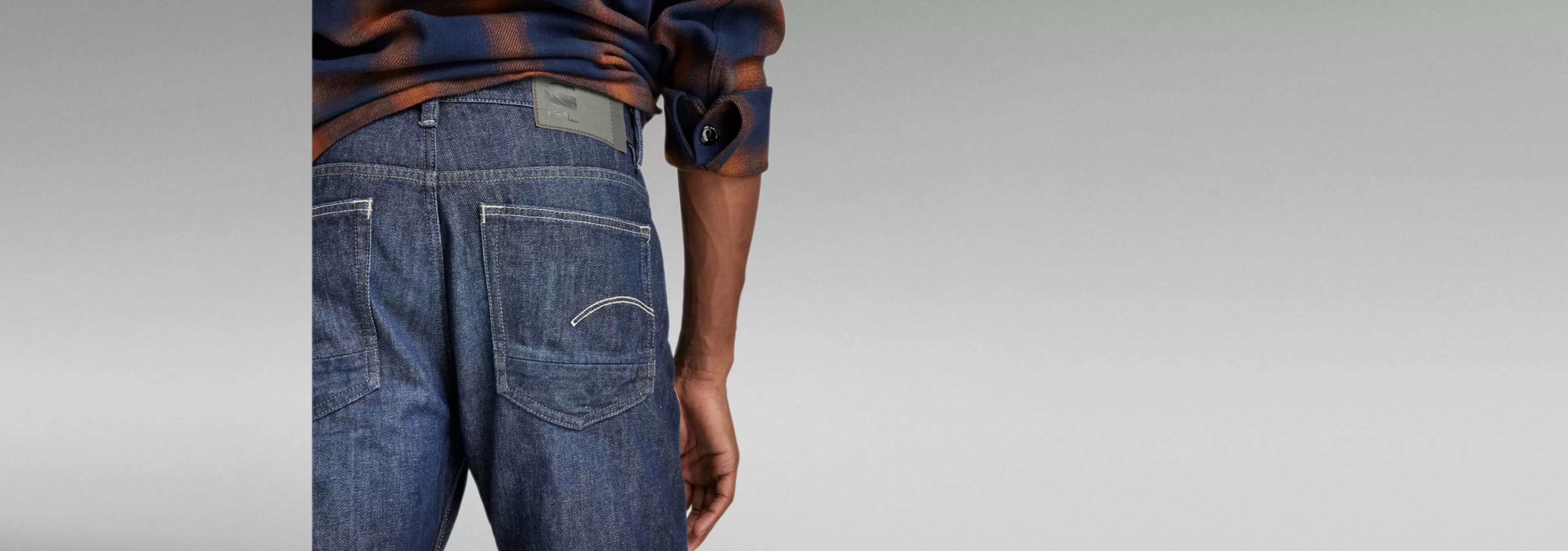 New G-Star Triple A Regular Straight Jeans worn in pacific
