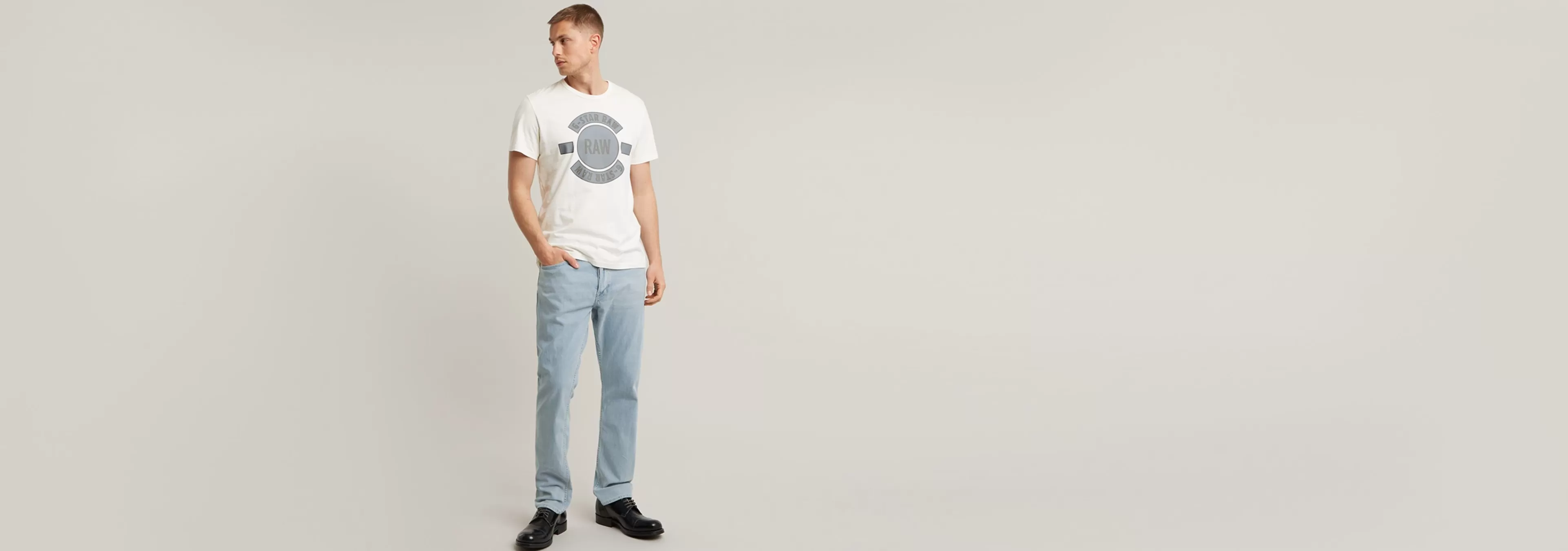 Hot G-Star Triple A Regular Straight Jeans vintage electric blue