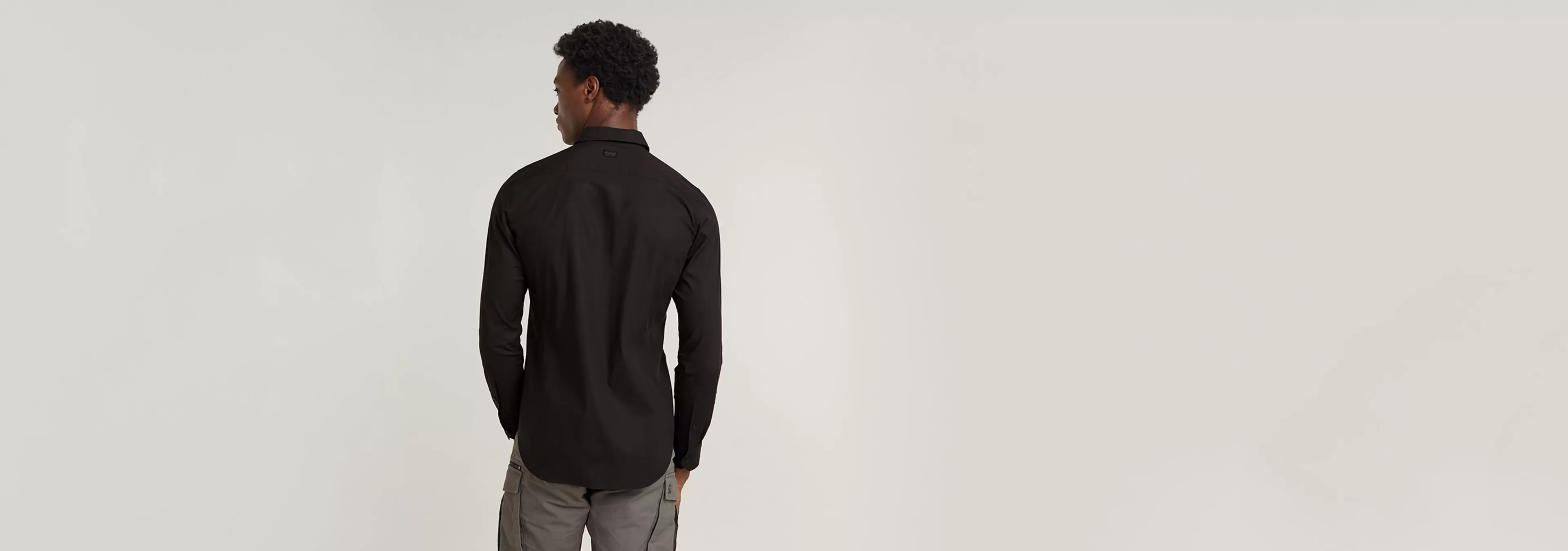 Hot G-Star Uniform Slim Shirt dark black