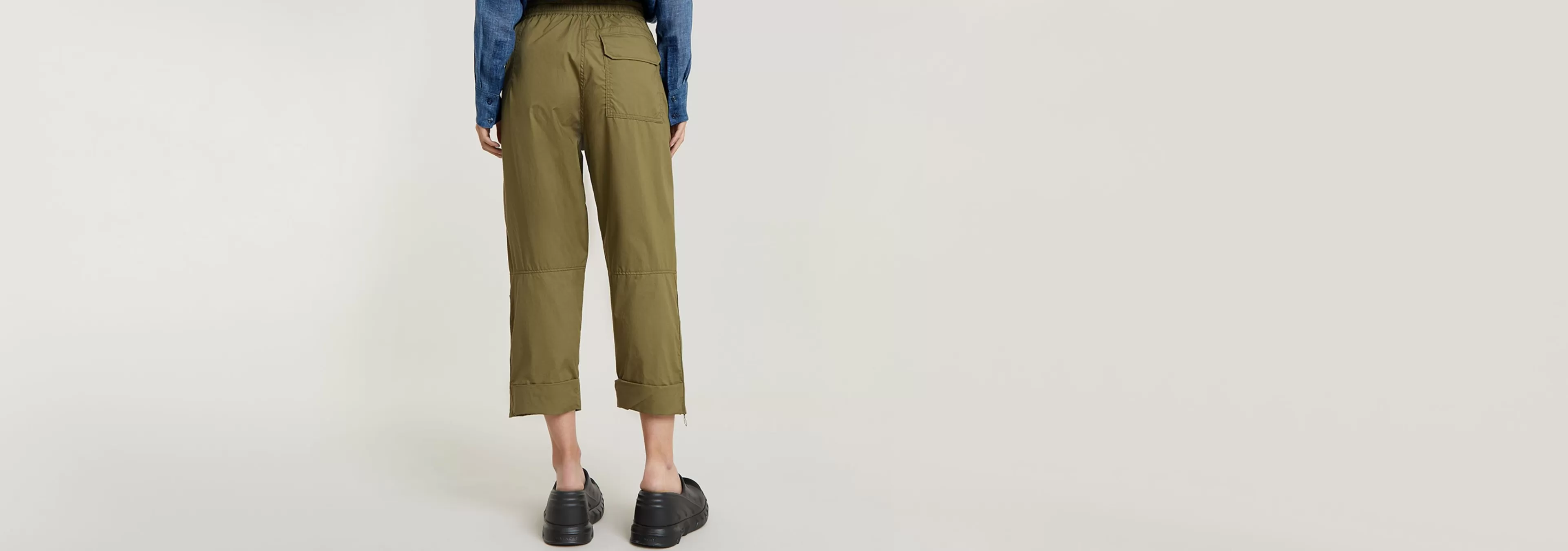 Best Sale G-Star Utility Broek Cropped Smoke Olive