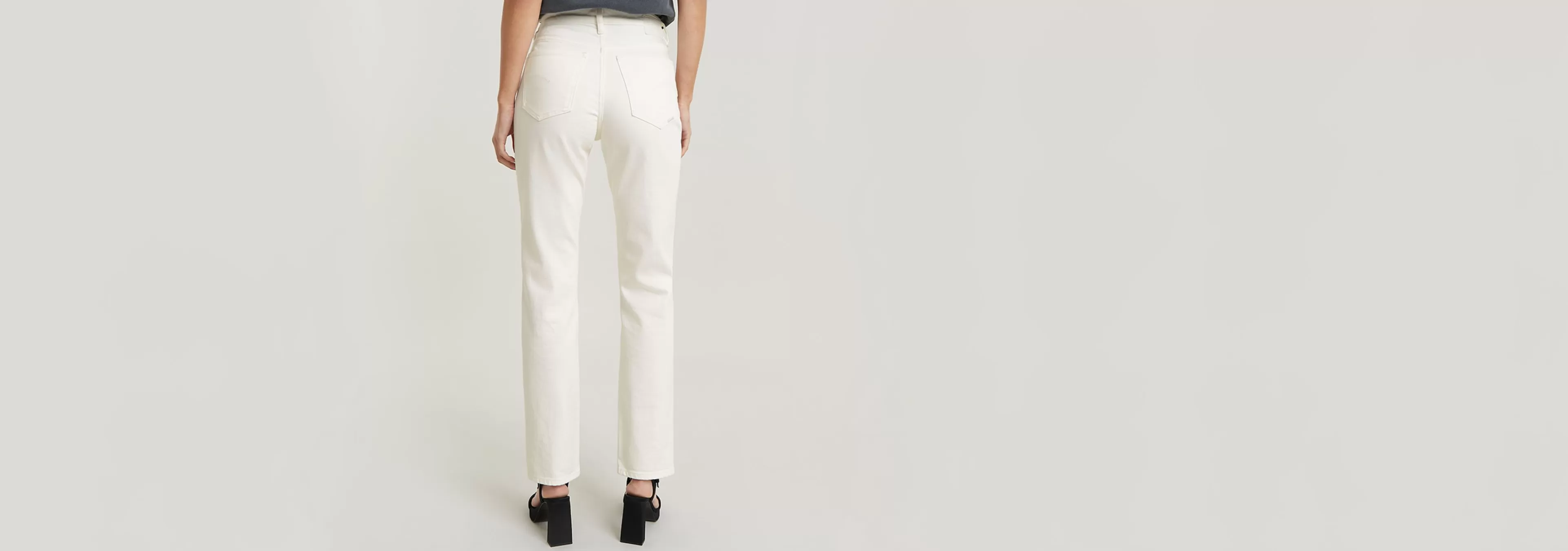 Best Sale G-Star Viktoria High Straight Jeans lt chalk gd