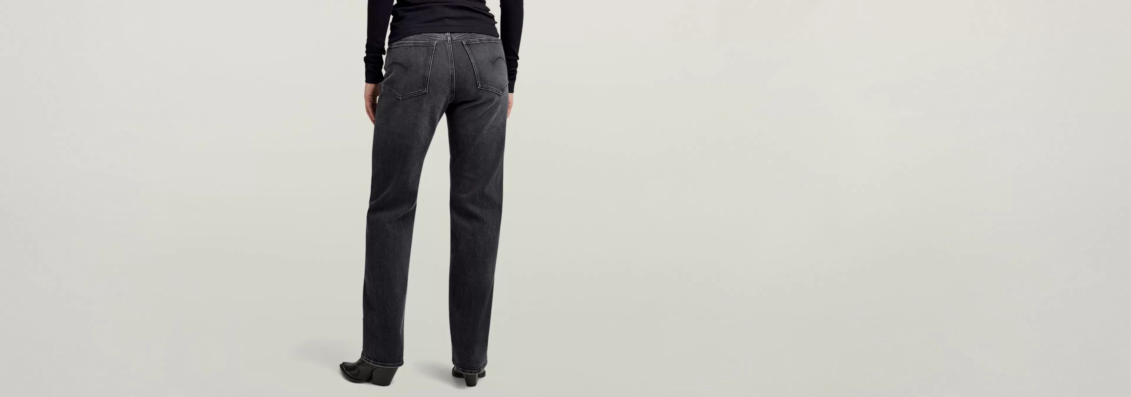 Sale G-Star Viktoria High Straight Jeans worn in black moon