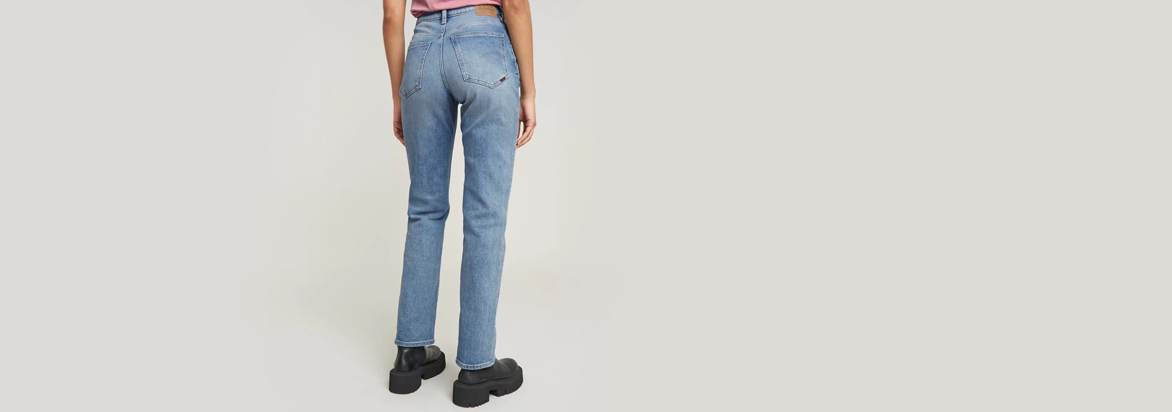 Sale G-Star Viktoria High Straight Jeans vintage olympic blue