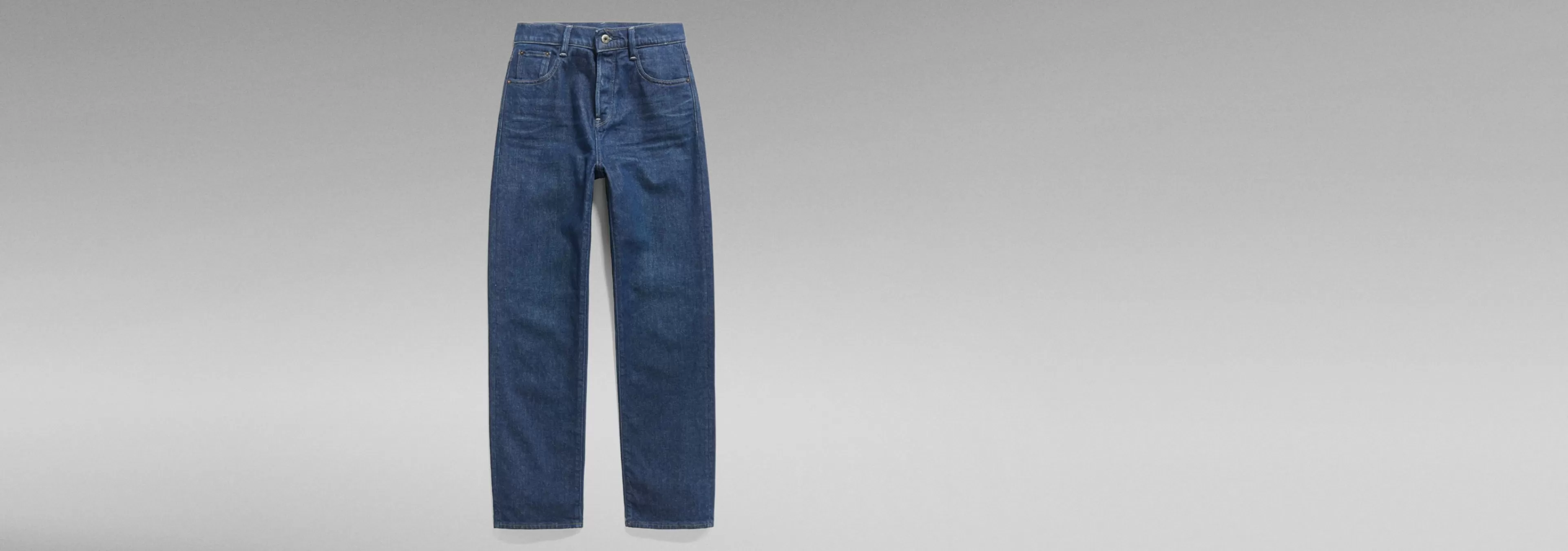 Clearance G-Star Viktoria High Straight Jeans worn in aster blue