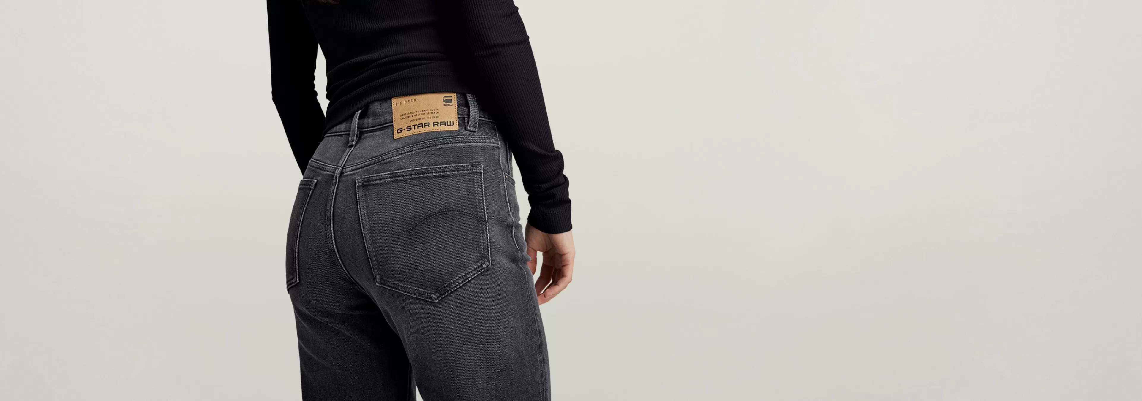 Sale G-Star Viktoria High Straight Jeans worn in black moon