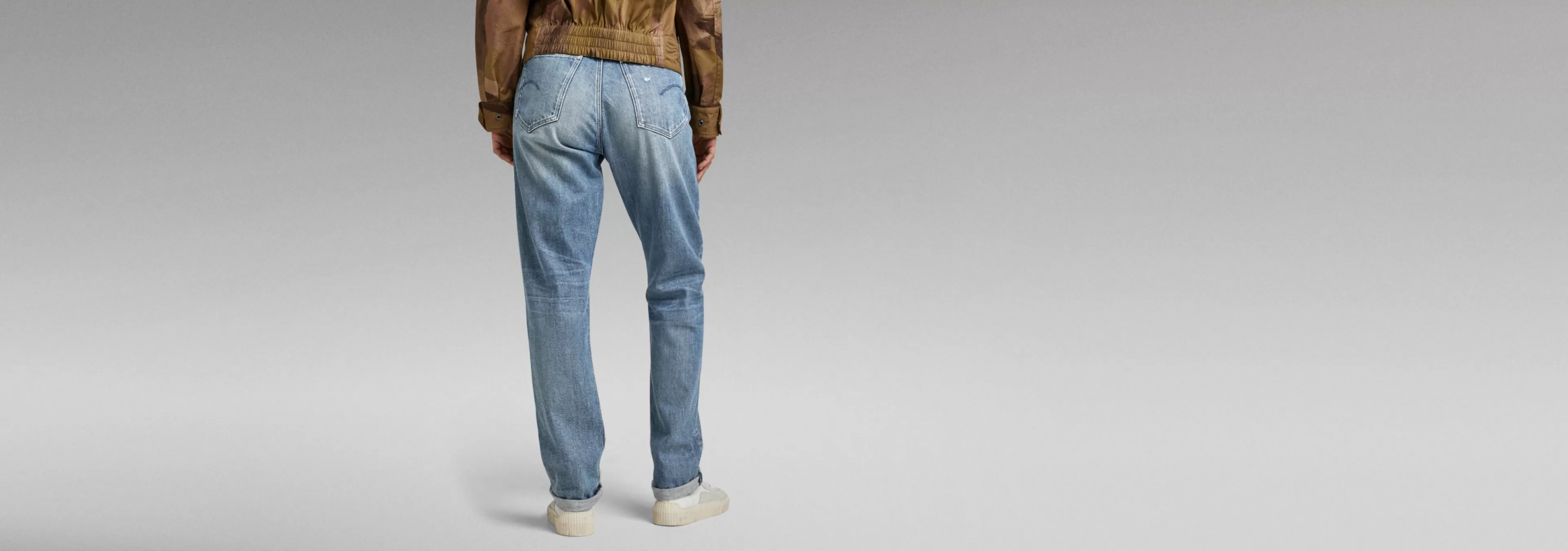 Outlet G-Star Virjinya Slim Jeans sun faded ice fog destroyed
