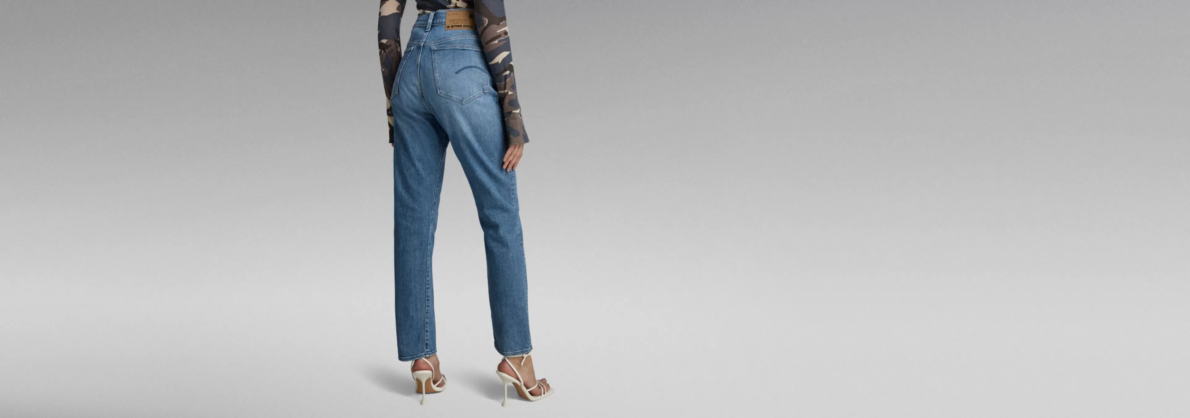 Cheap G-Star Virjinya Slim Jeans faded niagara