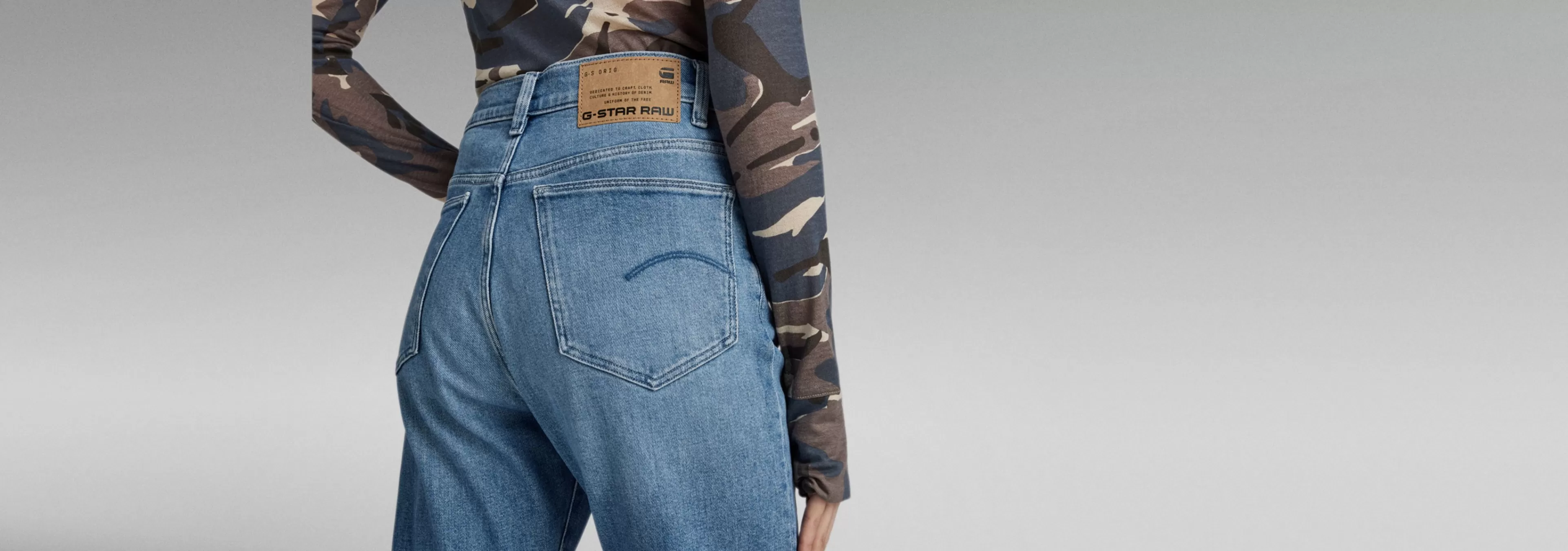 Cheap G-Star Virjinya Slim Jeans faded niagara