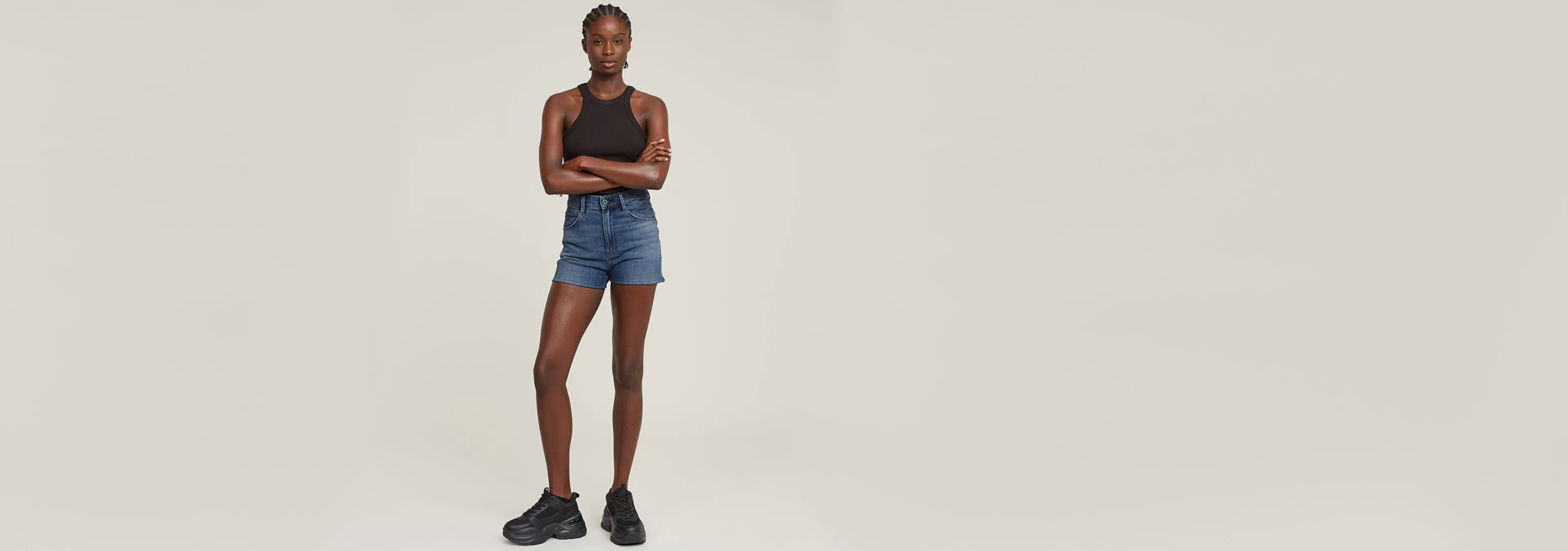 Store G-Star Virjinya Slim Short faded santorini