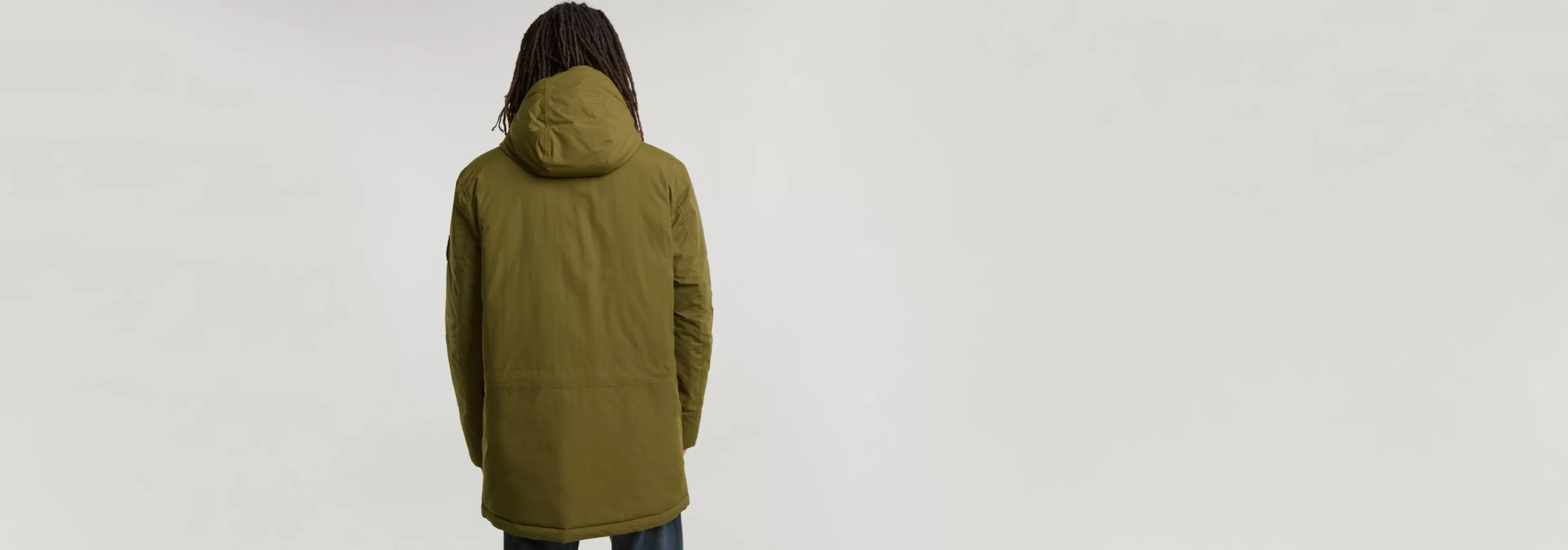 Store G-Star Vodan Gewatteerde Parka Met Capuchon dark olive