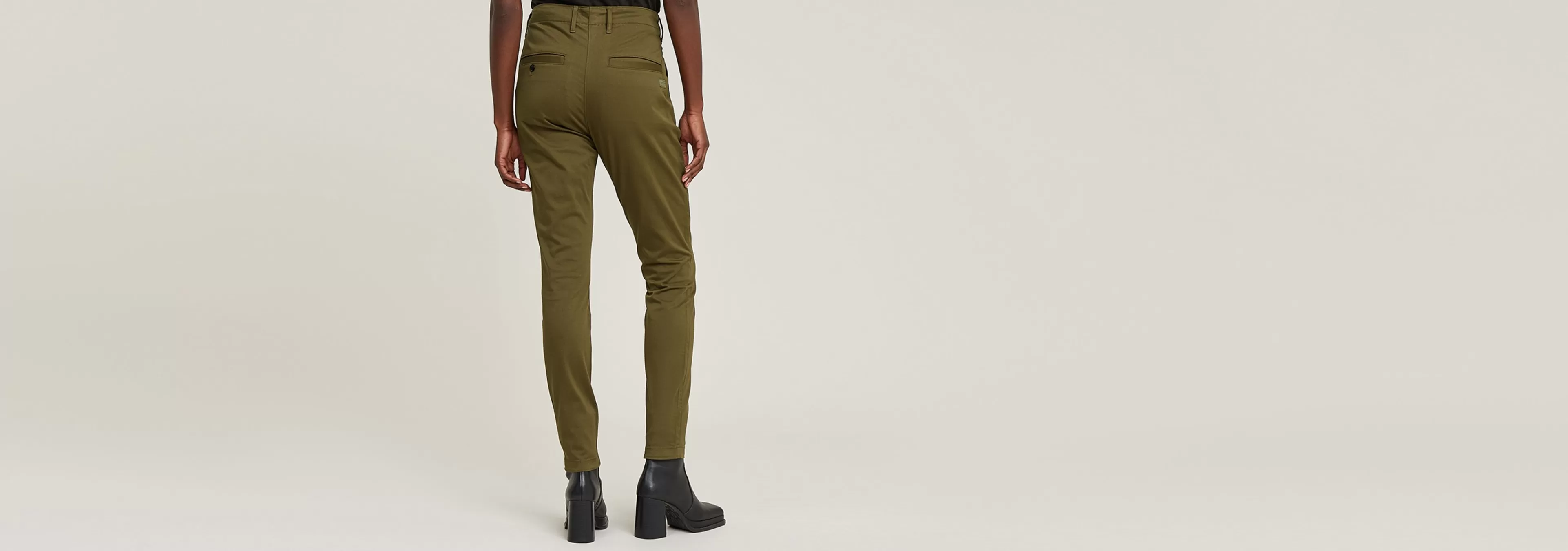 Fashion G-Star Weld High Skinny Broek dark olive