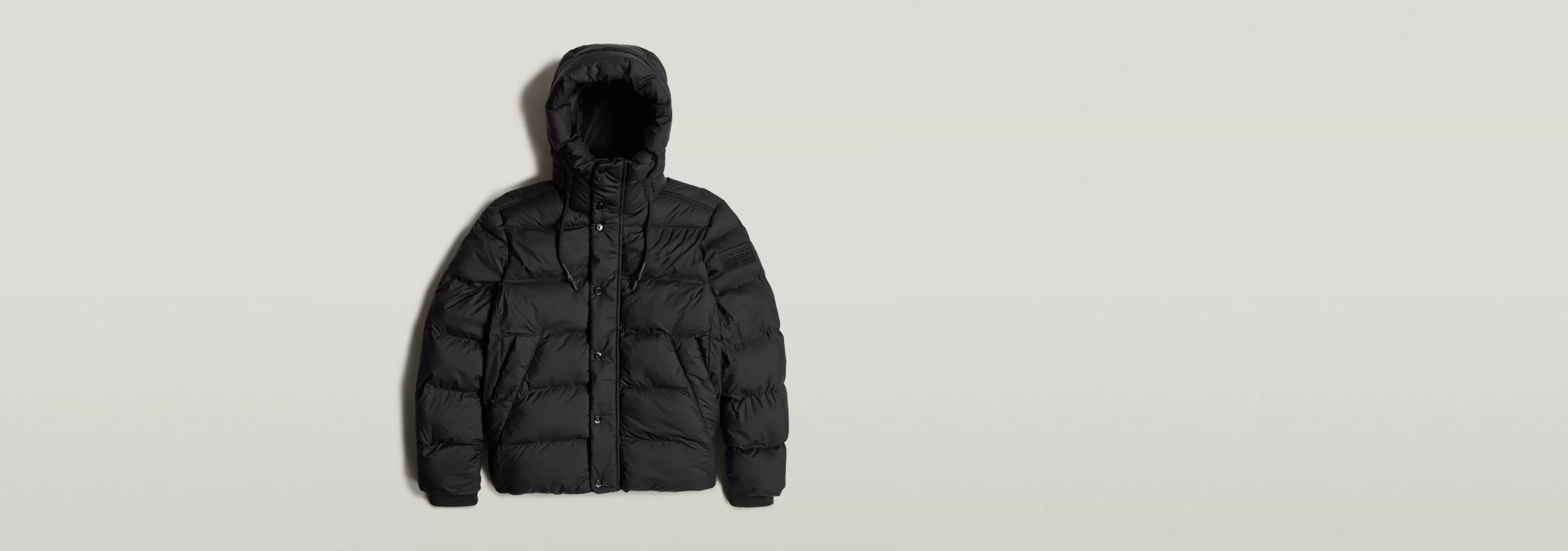 Hot G-Star Whistler Short Puffer dark black