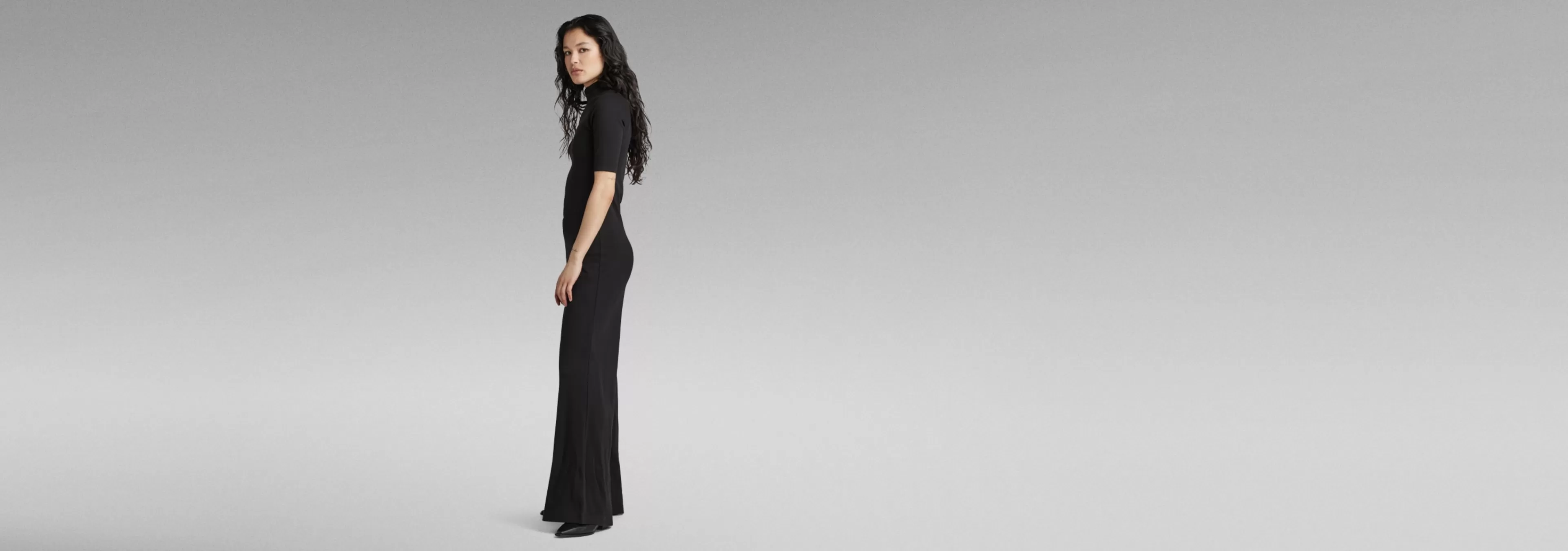 Discount G-Star Wide Leg Jumpsuit dark black