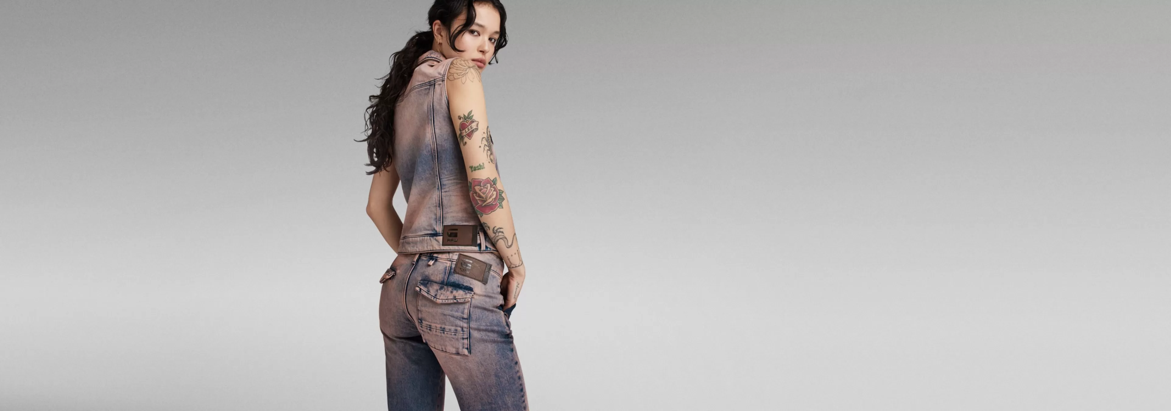 Online G-Star Y2K Denim Regular Chino Light Lavender
