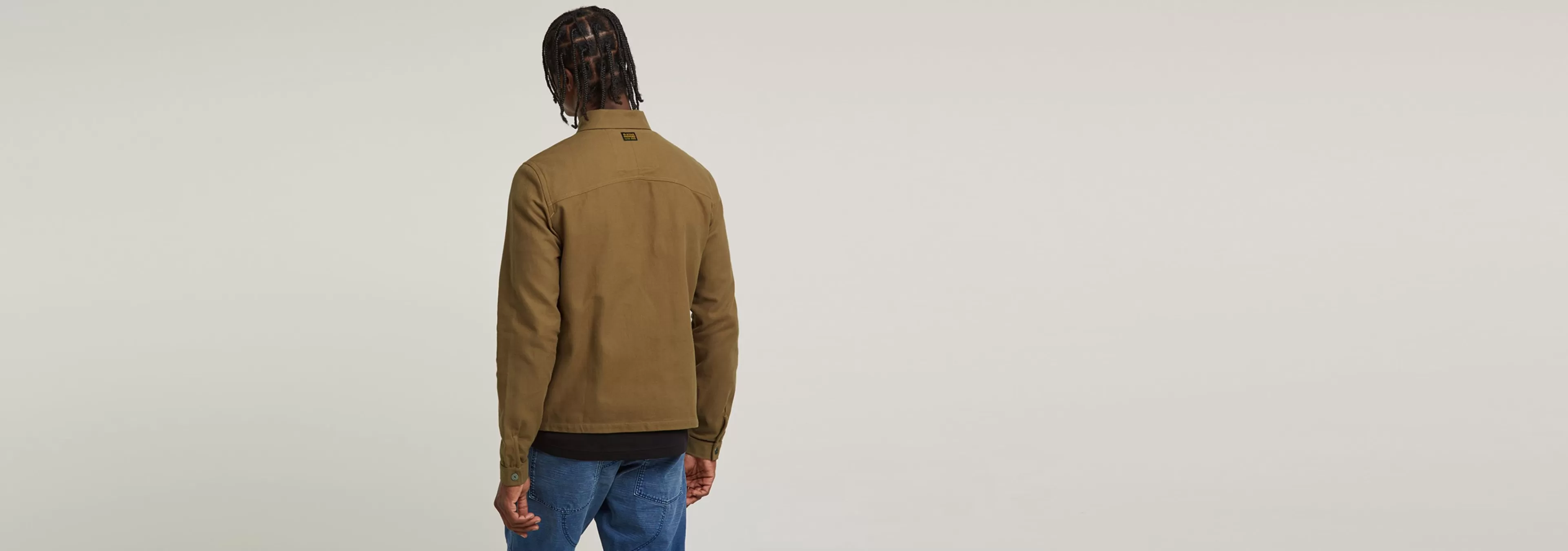 Cheap G-Star Zip Overshirt Light Berber